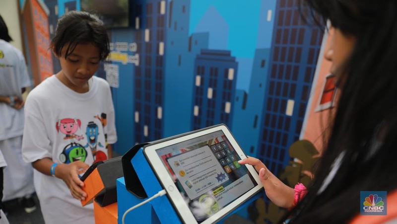 Game Atur Keuangan Cha Ching Money Adventures. (CNBC Indonesia/Muhamad Sabki)