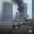 Gedung K-Link Jakarta Terbakar, 22 Mobil Damkar Diturunkan