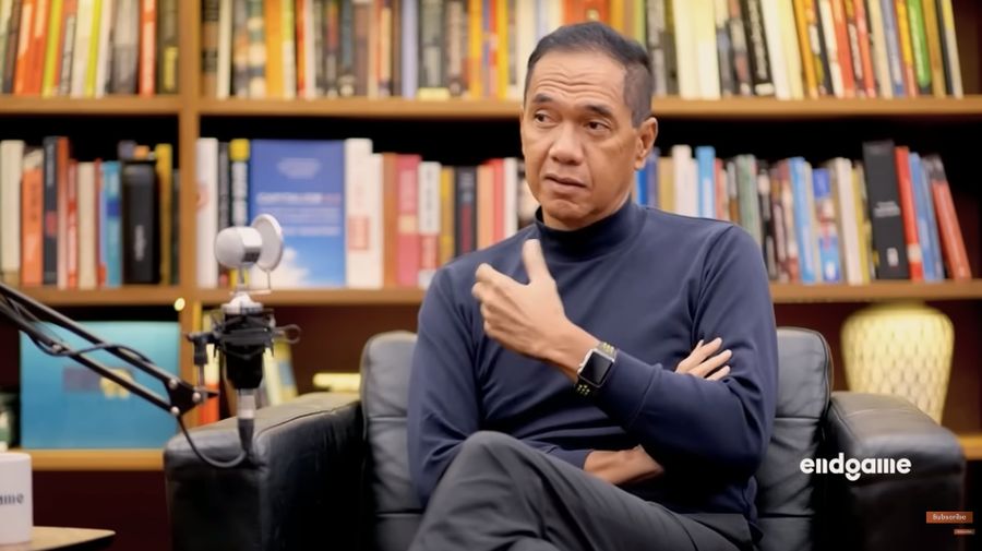Mantan Menteri Perdagangan RI, Gita Wirjawan, yang bergerak di bidang pertambangan, perdagangan dan transportasi PT Ancora Indonesia Resources Tbk (OKAS). (Tangkapan Layar Youtube Gita Wirjawan)