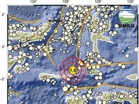 Gempa Magnitudo 5,8 Guncang Laut Maluku Utara