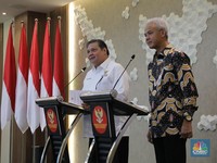Airlangga: Hari Ini Pasti Saya Dekat dengan Mas Ganjar!