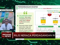 Video: Neraca Dagang RI Juni 2023 Surplus USD 3,45 Miliar