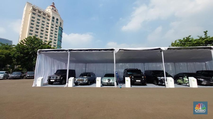 Acara Puncak 115 Tahun Lelang Indonesia. (CNBC Indonesia/Cantika Adinda Putri)
