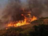 Potret Yunani bak 'Neraka', Terbakar Dipicu Gelombang Panas