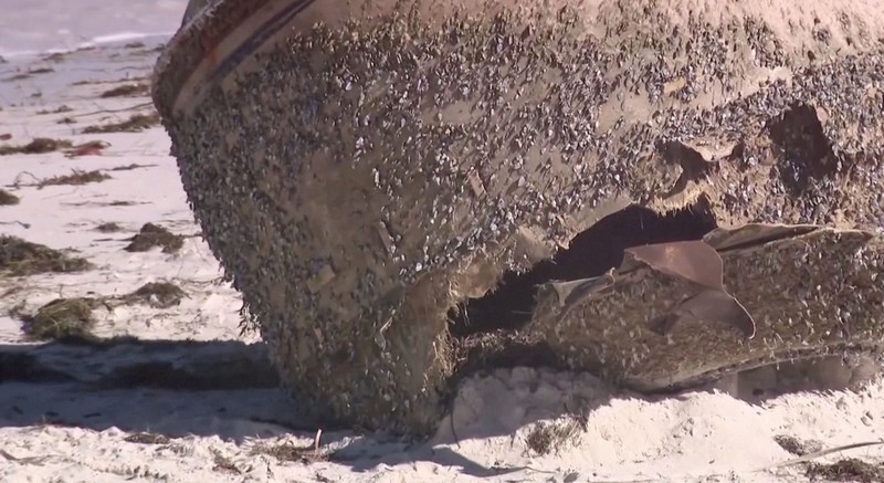Benda misterius terdampar di pantai Australia (Reuters) Benda misterius terdampar di pantai Australia (Reuters)
