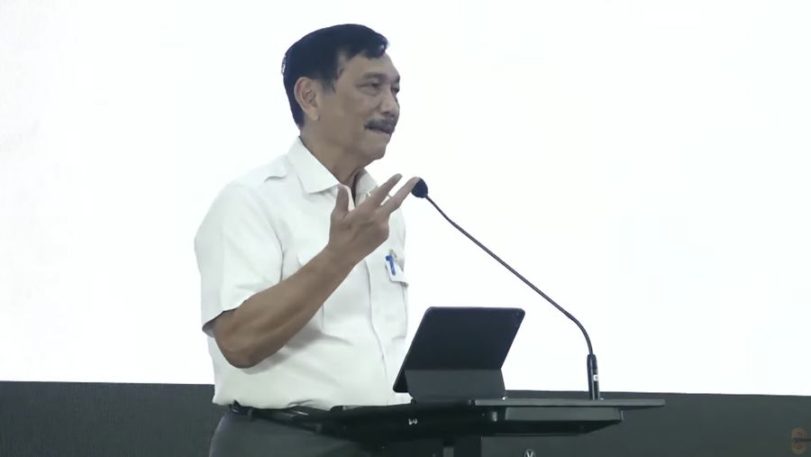 Menko Marves, Luhut B. Pandjaitan dalam Bincang Stranas PK. (Tangkapan Layar Youtube StranasPK Official)