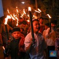 Pawai obor menyambut Tahun Baru Islam 1 Muharram 1445 H. (CNBC Indonesia/Tri Susilo)