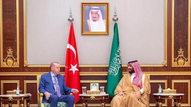 Putra Mahkota Arab Saudi MBS Tiba-Tiba Telepon Erdogan, Ada Apa?