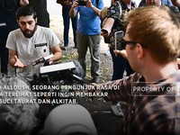 'Prank' Mau Bakar Alkitab, Pria Swedia Angkat Al-Qur'an