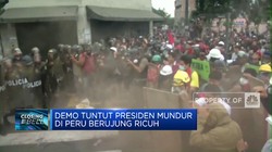 Demo Tuntut Presiden Peru Mundur Berujung Ricuh