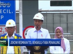 Video: Jokowi Resmikan Tol Bengkulu-Taba Penanjung