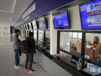 Wah! Mirip Bandara, Loket Terminal Kampung Rambutan Kinclong