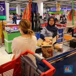 Diskon Gede-Gedean, Pengunjung Serbu Transmart Full Day Sale