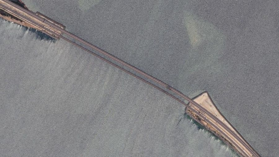 Ukraina berupaya menyerang infrastruktur di pusat Crimea menggunakan drone pada Sabtu (22/7/2023). (Satellite image ©2023 Maxar Technologies via AP)