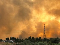 Awan Hitam Selimuti Yunani, Ribuan Turis Dievakuasi