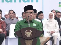 Cak Imin Sindir Surya Paloh di Harlah PKB: Kok Nggak Berani?