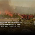 Kebakaran Hebat Pulau Rhodes Yunani, Ribuan Orang Mengungsi