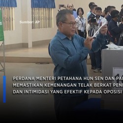Berkuasa 38 Tahun, Hun Sen Hampir Pasti Menang Pemilu Kamboja