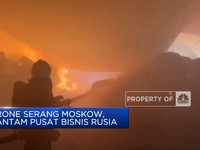 Video: Drone Gempur Moskow, Pusat Bisnis Rusia Rusak Berat