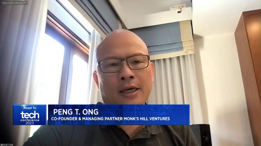 Co-Founder & Managing Partner Monk's Hill Venture, Peng T. Ong dalam Road To Tech Conference 2023. (CNBC Indonesia TV)