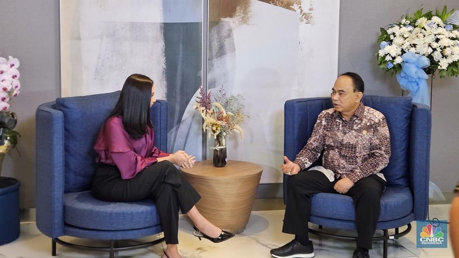 Menteri Komunikasi dan Informatika (Menkominfo) Budi Arie Setiadi. (CNBC Indonesia/Intan Rakhmayanti Dewi)