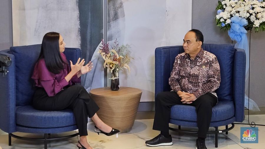 Menteri Komunikasi dan Informatika (Menkominfo) Budi Arie Setiadi. (CNBC Indonesia/Intan Rakhmayanti Dewi)