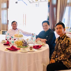Tiba-tiba Gibran Tulis Huruf 'E' di Medsos, Erick Thohir?