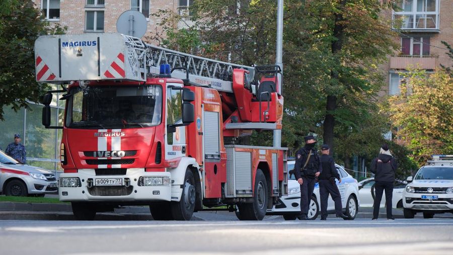 Suasana Moscow di serang drone (REUTERS/Shamil Zhumatov)