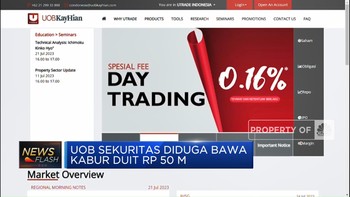 Video: UOB Sekuritas Diduga Bawa Kabur Duit Rp 50 Miliar
