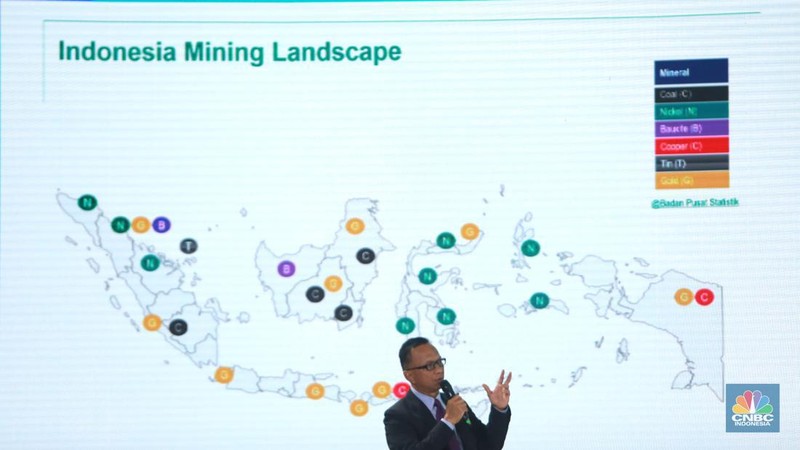 Suasaana peserta CNBC Indonesia Nickel Conference 2023 pada Selasa, (25/7/2023). (CNBC Indonesia/Faisal Rahman)