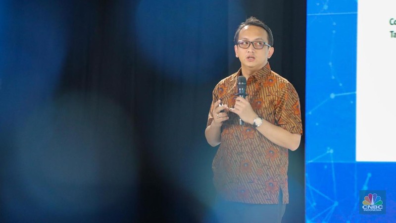 Suasaana peserta CNBC Indonesia Nickel Conference 2023 pada Selasa, (25/7/2023). (CNBC Indonesia/Faisal Rahman)