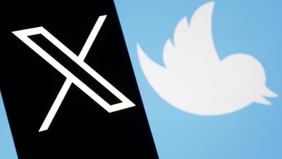 Logo baru Twitter terlihat pada ilustrasi yang diambil pada 24 Juli 2023 ini. (REUTERS/Dado Ruvic/Illustration)