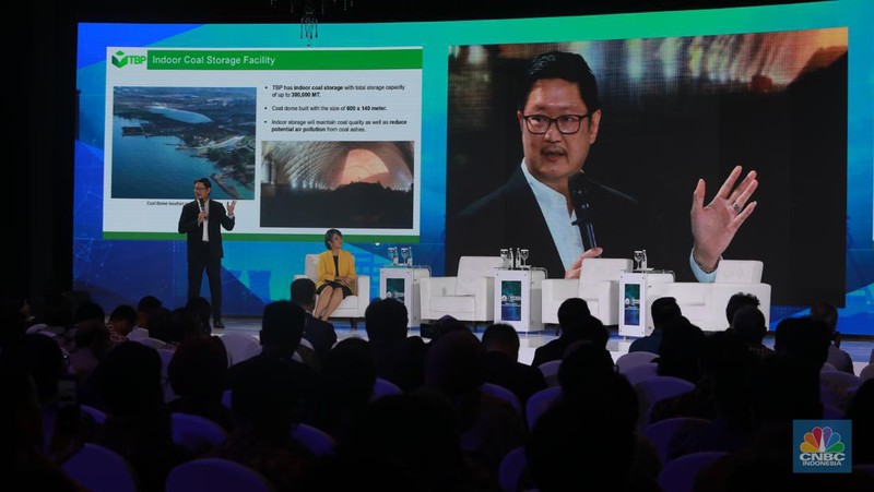 Suasaana peserta CNBC Indonesia Nickel Conference 2023 pada Selasa, (25/7/2023). (CNBC Indonesia/Faisal Rahman)