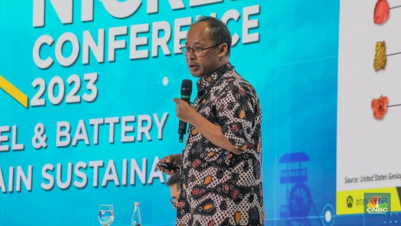 Suasaana peserta CNBC Indonesia Nickel Conference 2023 pada Selasa, (25/7/2023). (CNBC Indonesia/Faisal Rahman)