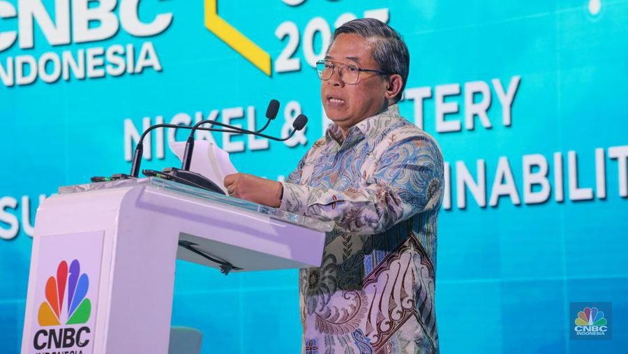 Suasaana peserta CNBC Indonesia Nickel Conference 2023 pada Selasa, (25/7/2023). (CNBC Indonesia/Faisal Rahman)