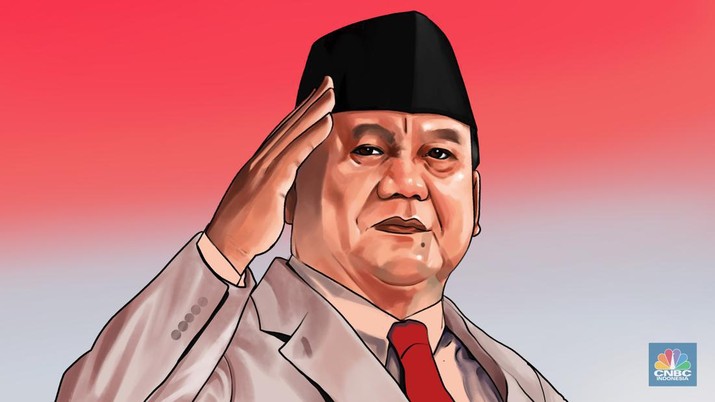 Cover Artikel, Ilustrasi Prabowo Subianto