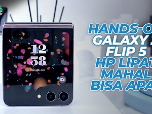 Hands-On Galaxy Z Flip 5, HP Lipat Mahal Bisa Apa?