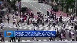 Jepang Catatkan Penurunan Populasi di Semua Provinsi
