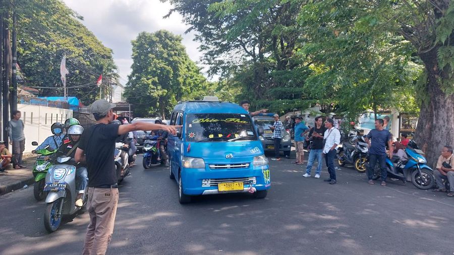 Angkutan Umum kota Bogor. (Dok. Detikcom/Solihin)