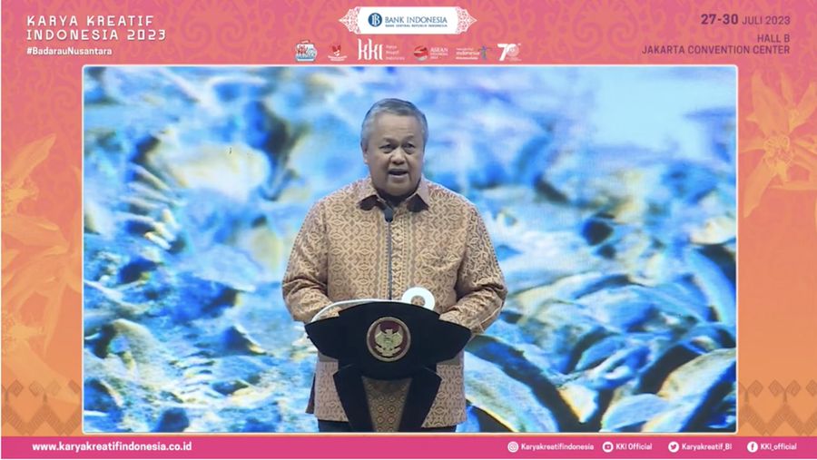 foto/ Seremoni Pembukaan Karya Kreatif Indonesia 2023/ Youtube  : Bank Indonesia