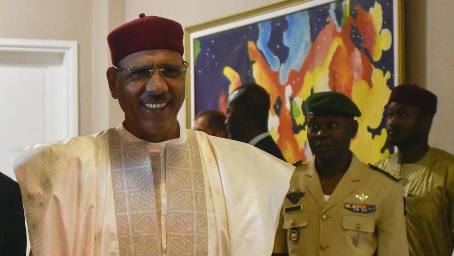 Presiden Nigeria Mohamed Bazoum (AP/Boureima Hama)