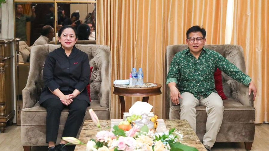 Puan Maharani (kiri) dan Muhaimin Iskandar (kanan). (Dok. Tim Media DPP PDIP)