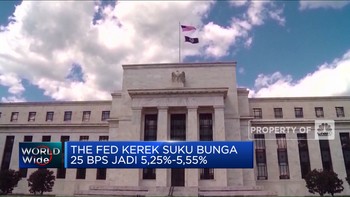 Video: The Fed Kerek Suku Bunga 25 Bps Jadi 5,25%-5,5%