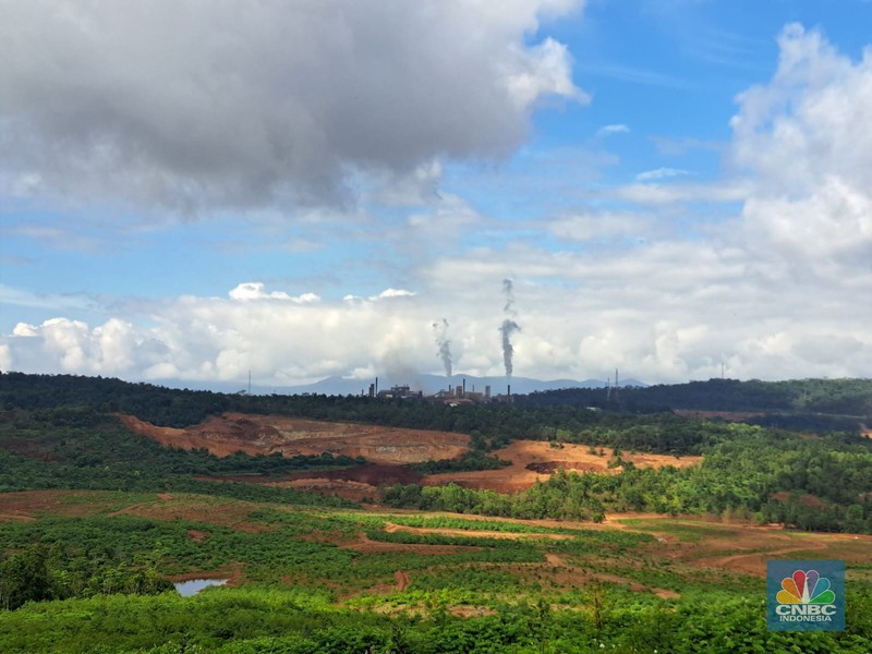 Kegiatan operasi smelter nikel PT Vale Indonesia Tbk. (INCO) di Sorowako, Luwu Timur, Sulawesi Selatan. (CNBC Indonesia/Lucky Leonard Leatemia)