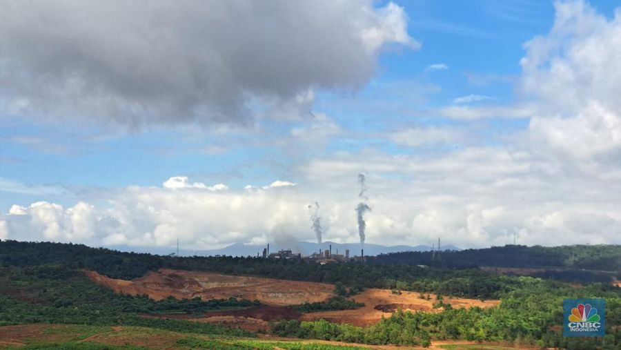 Kegiatan operasi smelter nikel PT Vale Indonesia Tbk. (INCO) di Sorowako, Luwu Timur, Sulawesi Selatan. (CNBC Indonesia/Lucky Leonard Leatemia)