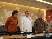 Sri Mulyani & Bos BI Makan Malam dengan Eksportir, Ada Apa?