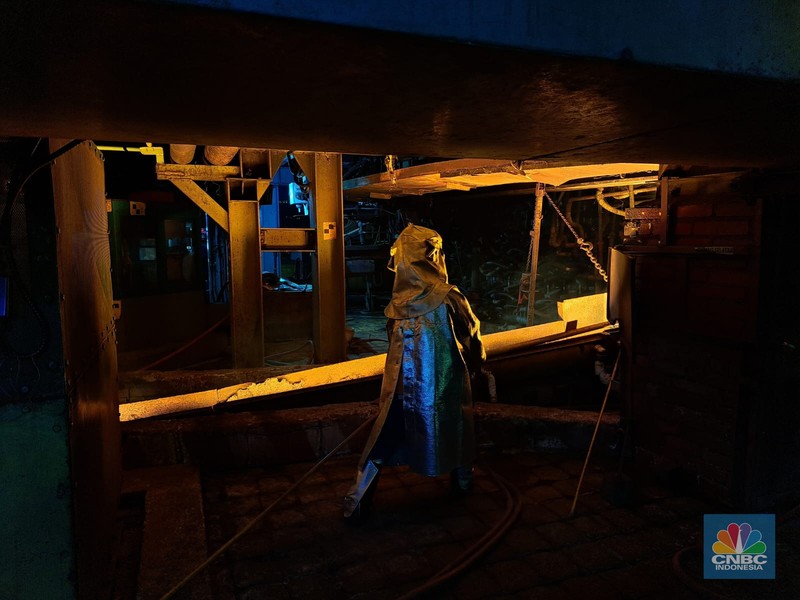 Kegiatan operasi smelter nikel PT Vale Indonesia Tbk. (INCO) di Sorowako, Luwu Timur, Sulawesi Selatan. (CNBC Indonesia/Lucky Leonard Leatemia)