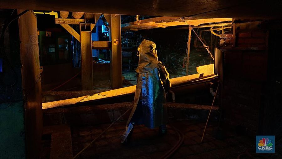 Kegiatan operasi smelter nikel PT Vale Indonesia Tbk. (INCO) di Sorowako, Luwu Timur, Sulawesi Selatan. (CNBC Indonesia/Lucky Leonard Leatemia)