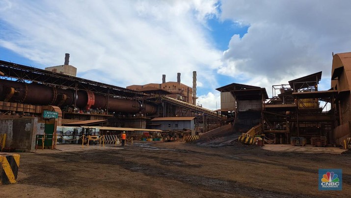 Kegiatan operasi smelter nikel PT Vale Indonesia Tbk. (INCO) di Sorowako, Luwu Timur, Sulawesi Selatan. (CNBC Indonesia/Lucky Leonard Leatemia)