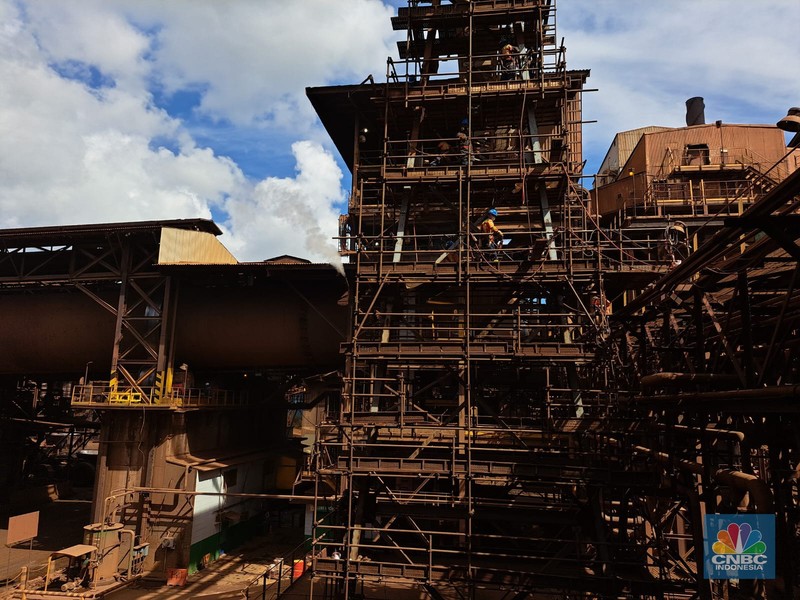 Kegiatan operasi smelter nikel PT Vale Indonesia Tbk. (INCO) di Sorowako, Luwu Timur, Sulawesi Selatan. Kegiatan operasi smelter nikel PT Vale Indonesia Tbk. (INCO) di Sorowako, Luwu Timur, Sulawesi Selatan. (CNBC Indonesia/Lucky Leonard Leatemia)